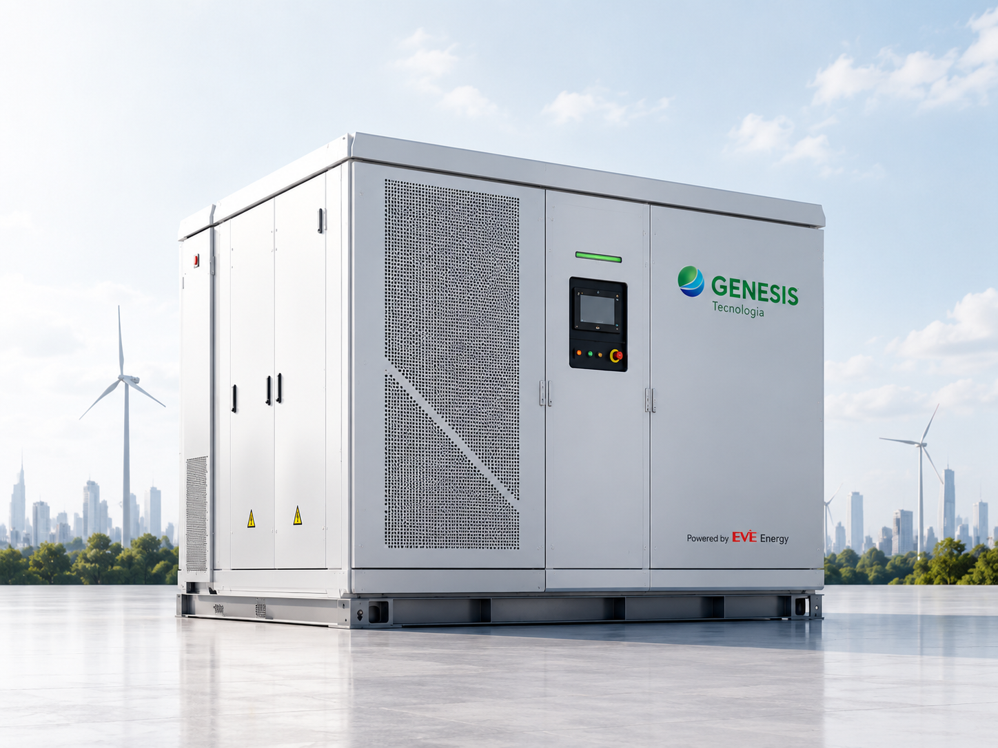 Sistema BESS Genesis Tecnologia com tecnologia EVE Energy